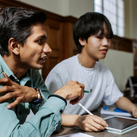 Walthamstow photoshoot - March 2022 studying in the library