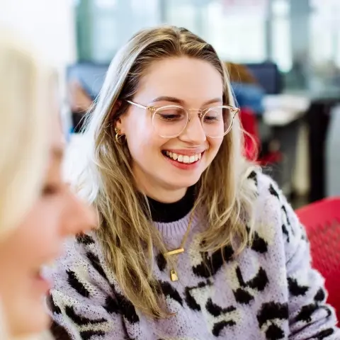 Students smiling 