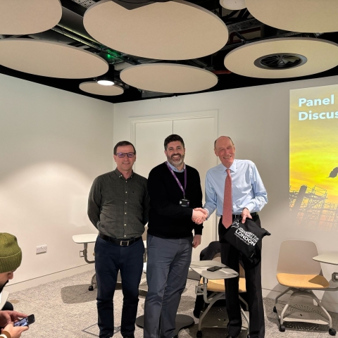 Mark Allinson, Jonathan Sandling and Sir John Armitt