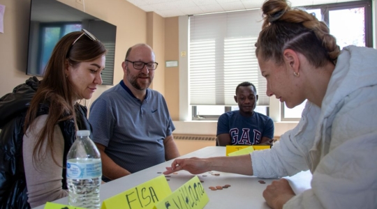 Group learning English