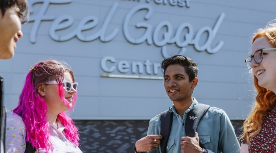 Walthamstow photoshoot - March 2022 Students chatting