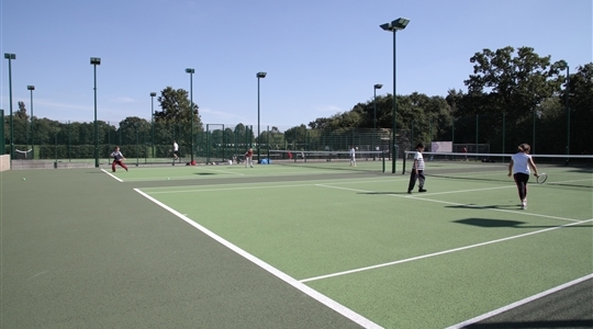 tennis courts