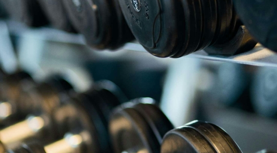 Weights at a gym