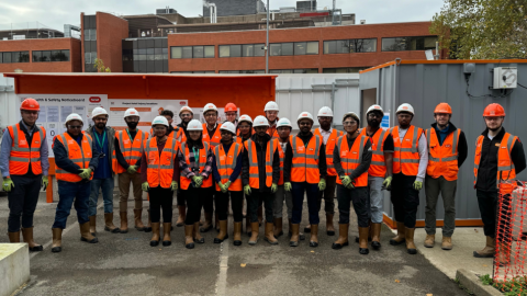 MSc Construction Project Management student field trip