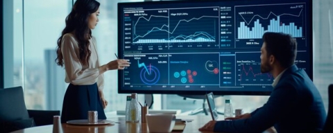 business analytics presenting