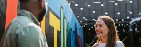Student smiling 